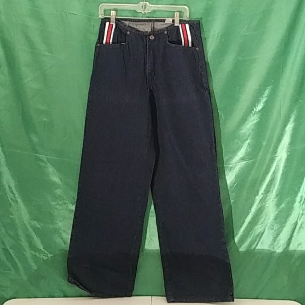 Unbranded wide leg jeans dark wash. Size 5/6